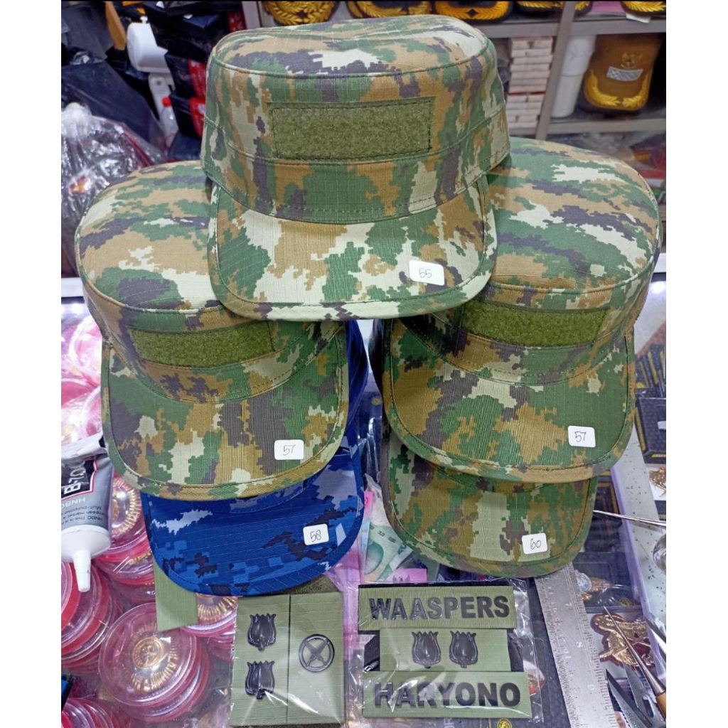 Topi Pet PDL TNI Terbaru Sage Green Kualitas Terbaik