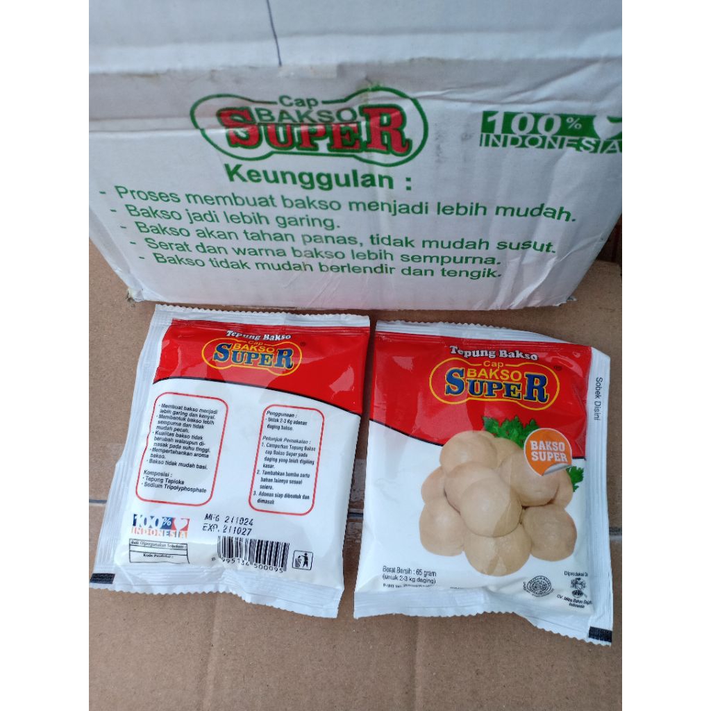 BAKSO SUPER PREMIX PERENYAH+PENGENYAL 65GR KRESKREZ