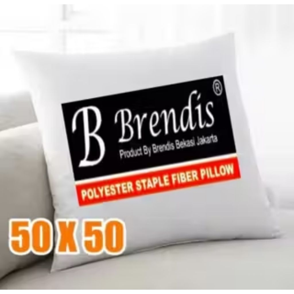 Bantal sofa 50x50 Brendis bantal kursi Exlusive premium 100% silikon bantal sofa