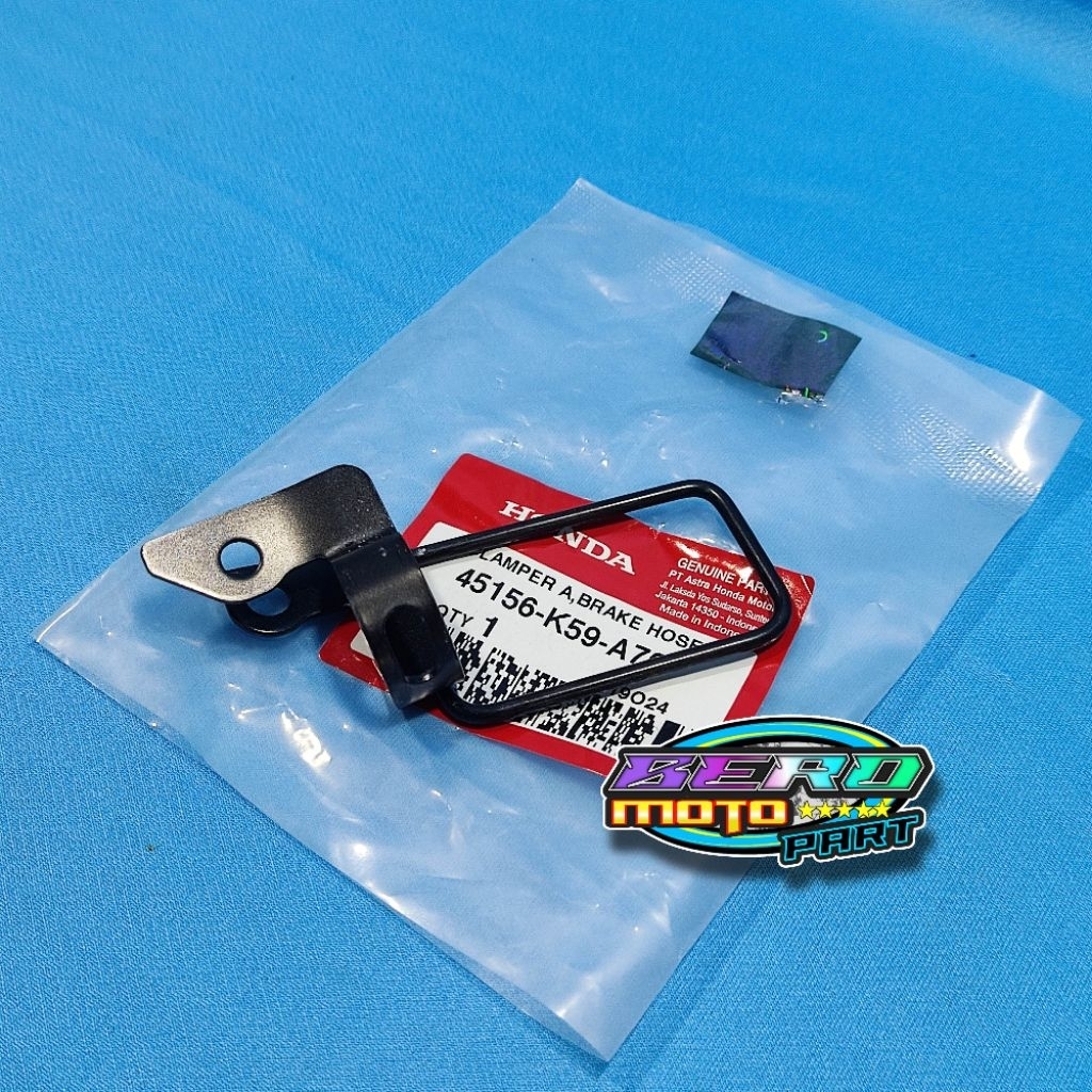 klem pegangan selang rem depan vario 125 150 2018-2022