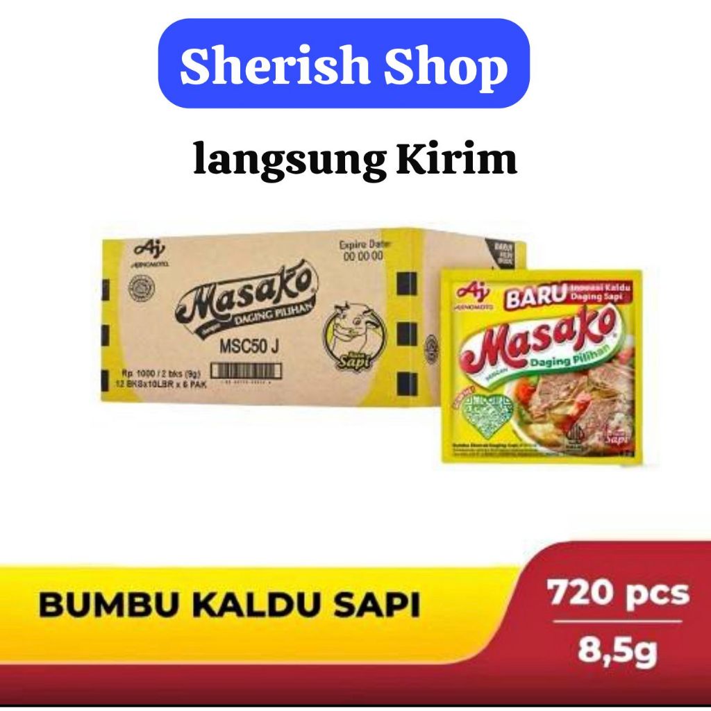 MASAKO SAPI 1 DUS Langsung kirim