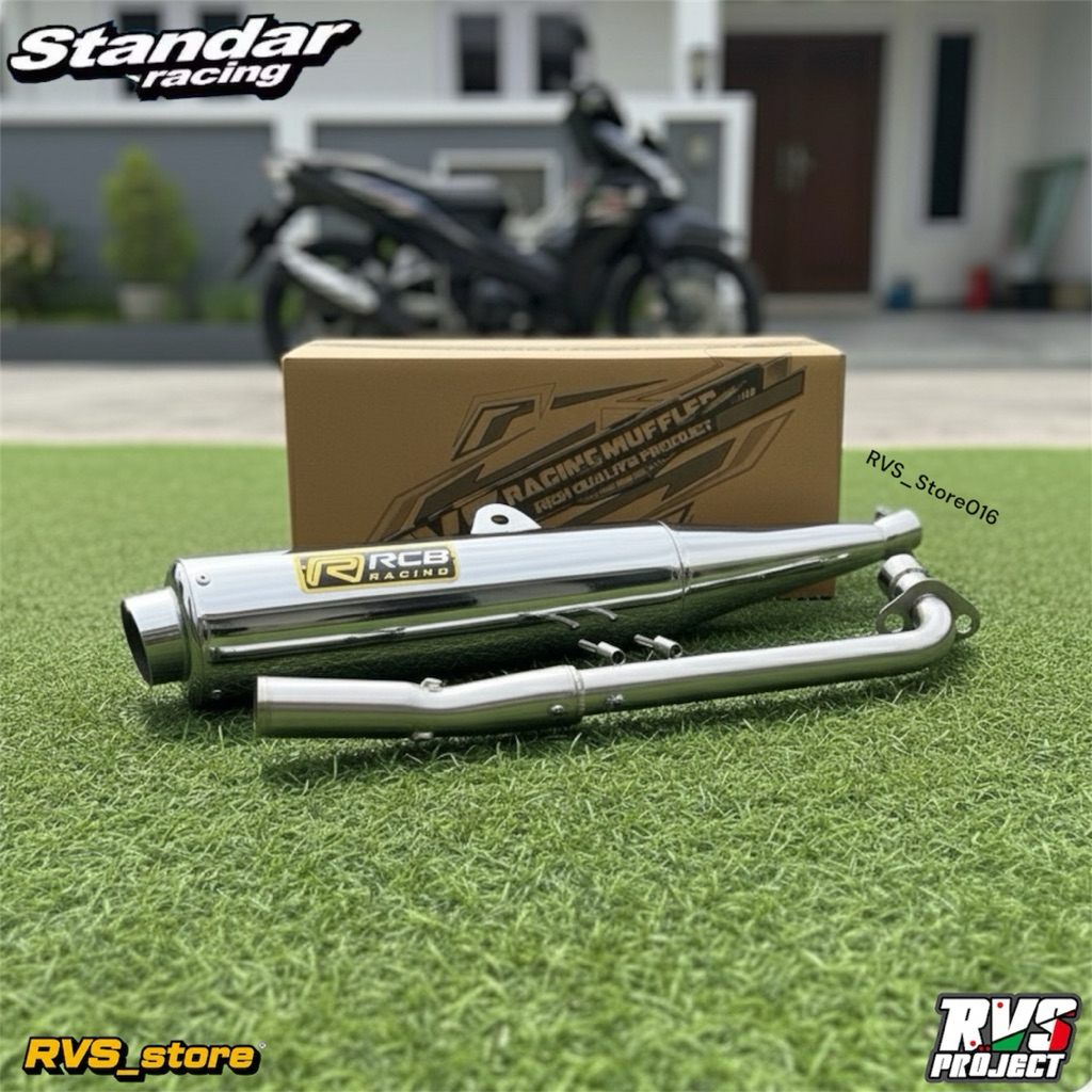 Knalpot Tsukigi RCB Racing Supra X 125 Karisma Revo Absolute Revo Fit Revo Cw Blade 110-125cc Supra 