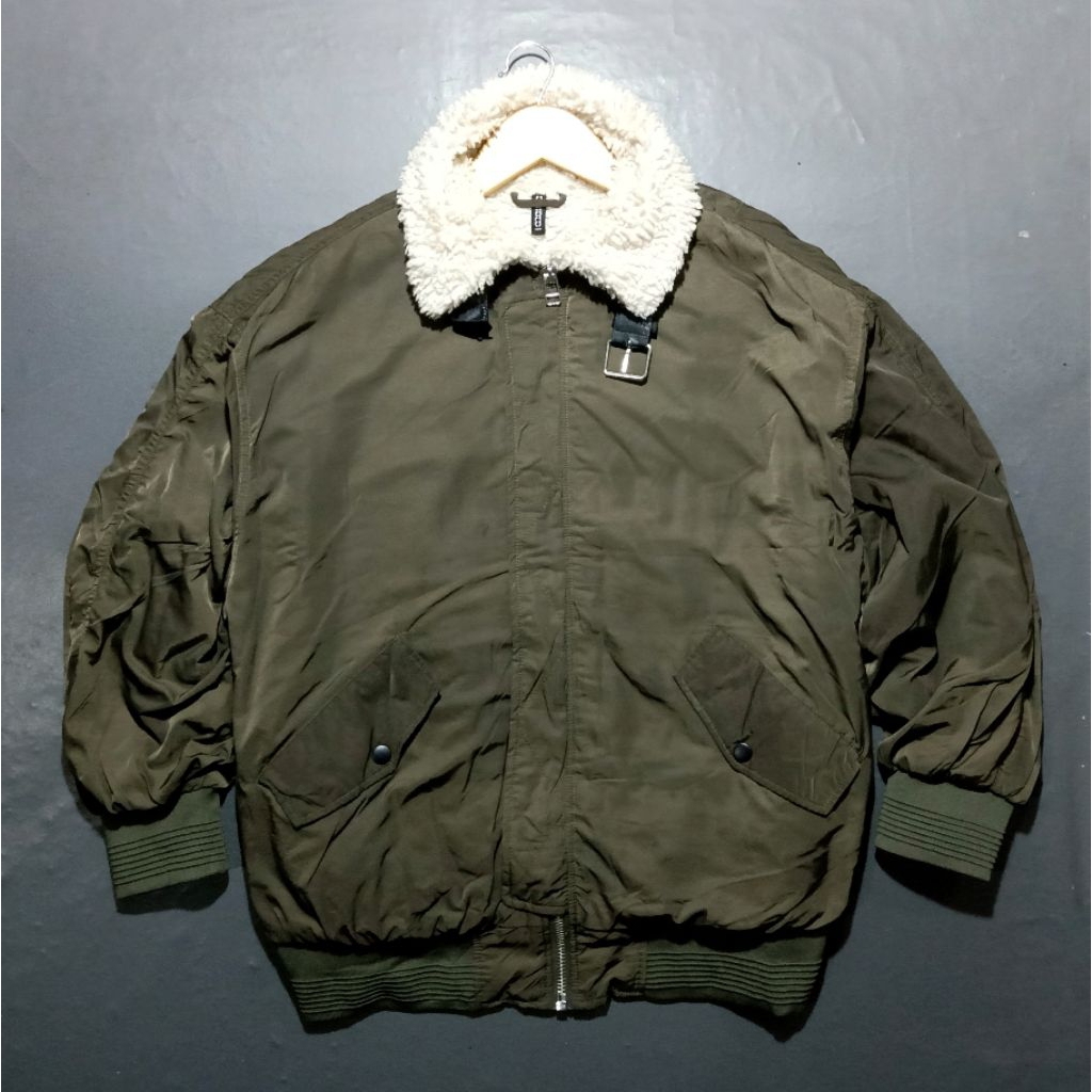 H&M DIVIDED jacket bomber Sherpa