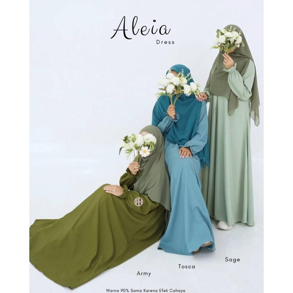 PELANGI HIJAB Gamis Aleia Dress Dress (Hanya Gamis)