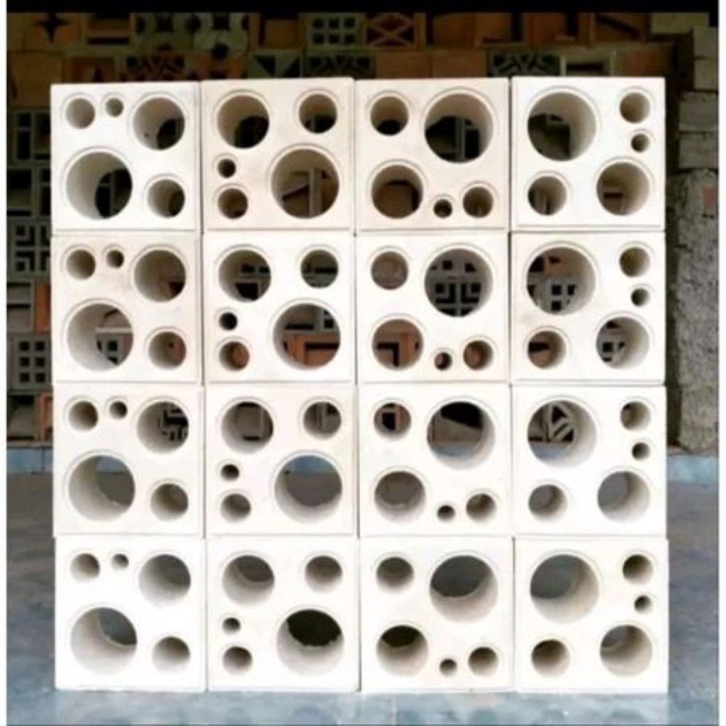 Cetakan Roster / Cetakan Loster Cetakan angin angin FIBER MINIMALIS 20X20