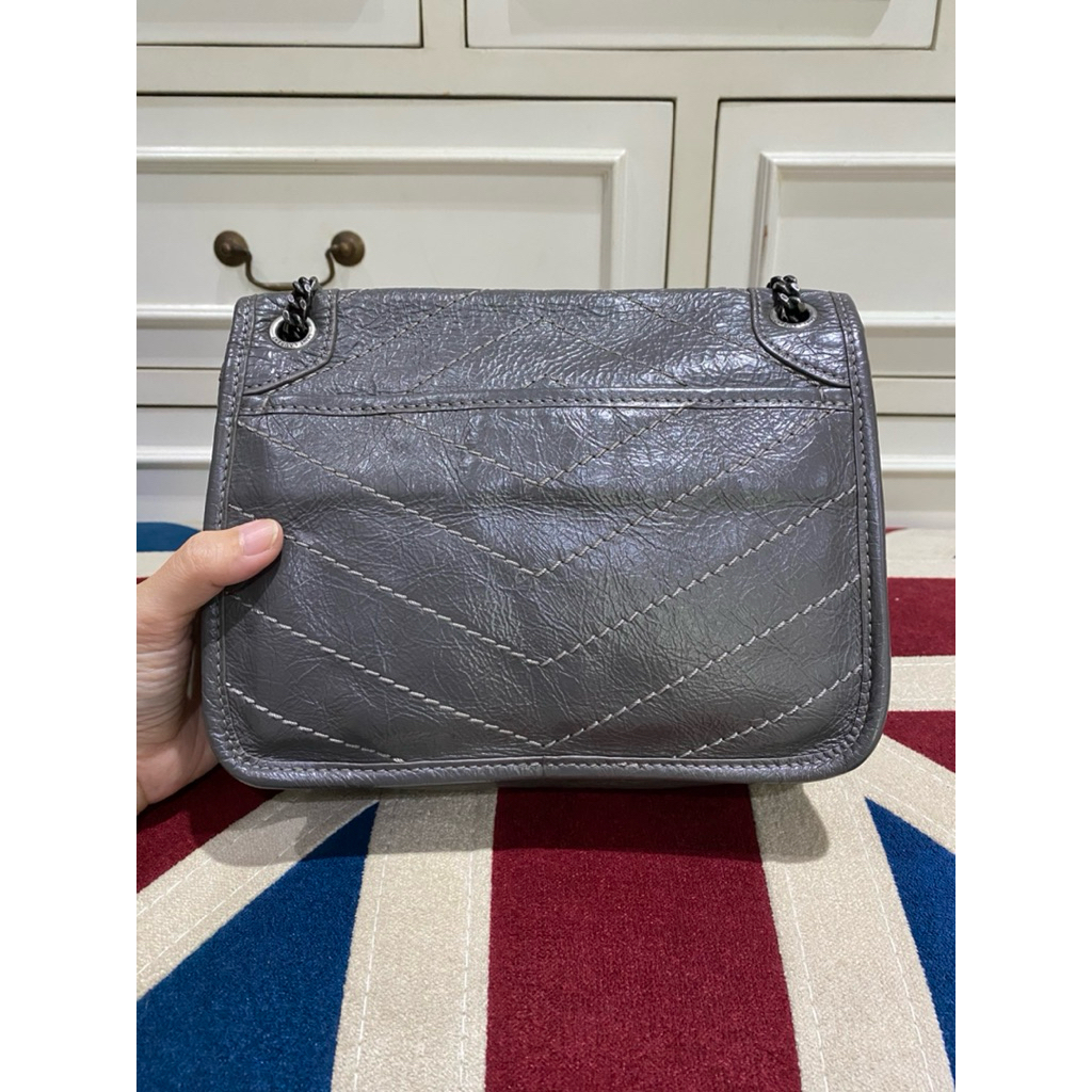 Preloved tas kulit wanita tali rantai
