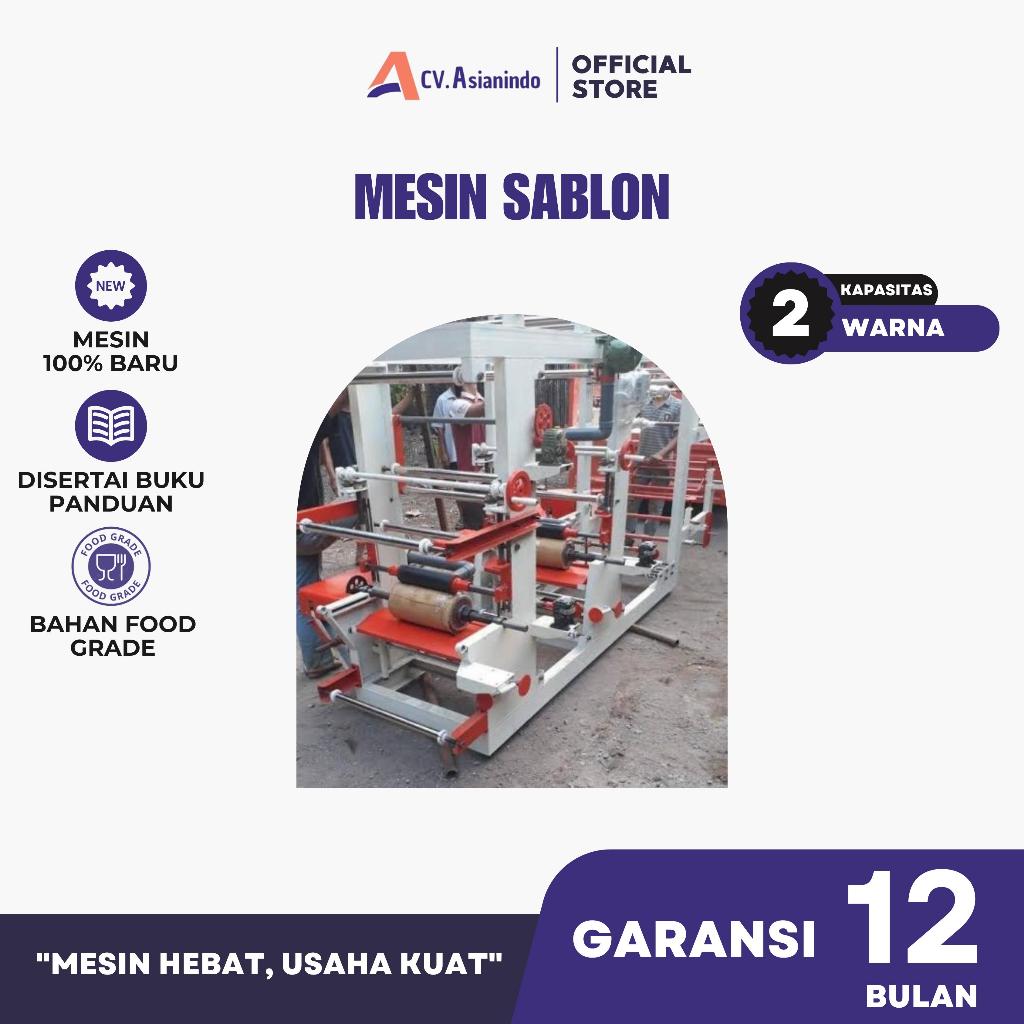 2 Warna Mesin Sablon Plastik (Rotogravure) Asianindo