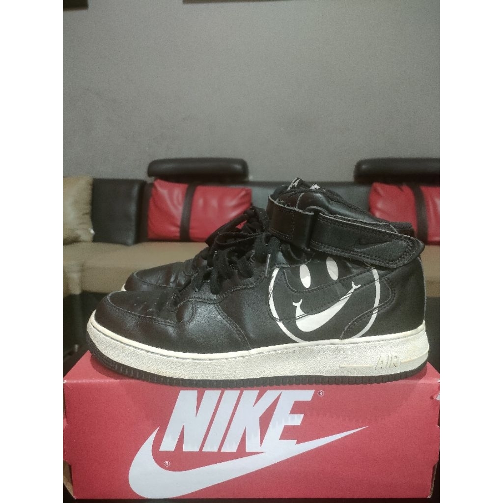 Nike Air Force 1 Mid a Nice Day Black Size 44 insole 28