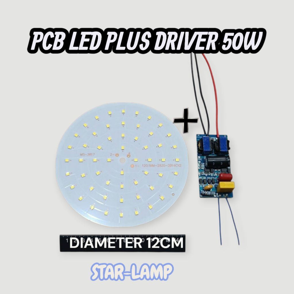 PCB LED PLUS DRIVER 50WAT (BULAT)