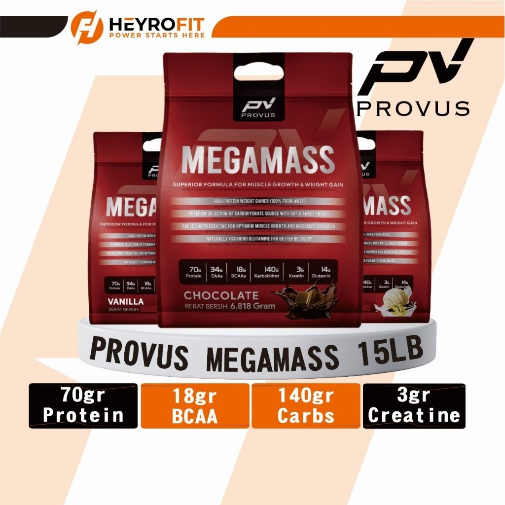 Provus Megamass 15Lb | Provus Gainer  6818gr