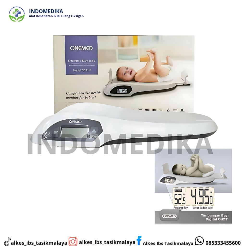Timbangan Digital Bayi Onemed/Onemed/Timbangan digital/Baby scale