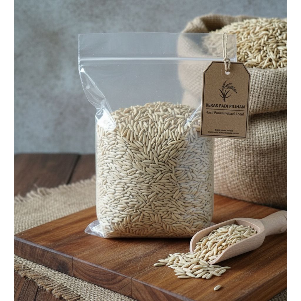 PADI GABAH BERAS MERAH UNTUK PAKAN TERNAK 5KG | PAKAN AYAM JAGO PADI ASLI CIANJUR