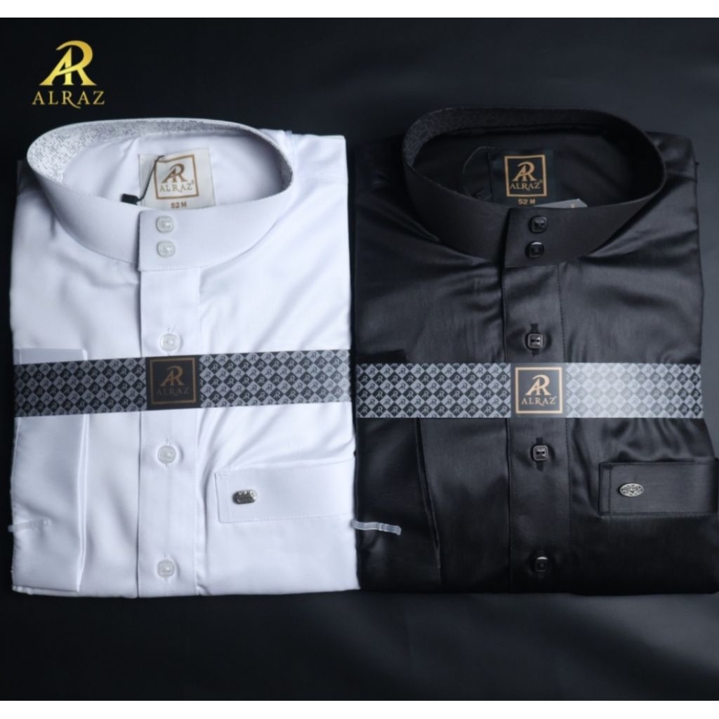 Jubah Al-Raz Reguler Dewasa Model Hasan lengan panjang non manset (Normal)/Bahan polyester/Jubah den