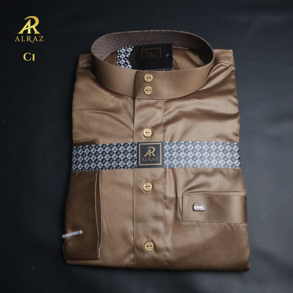 Jubah Al-Raz Reguler Dewasa Model Hasan lengan panjang non manset(Normal)/bahan polyester/Jubah deng