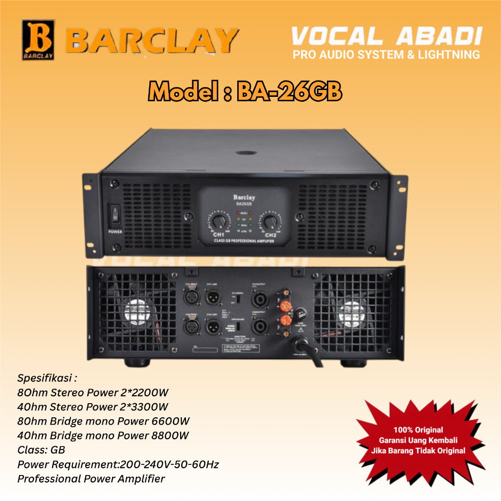 POWER BARCLAY BA-26GB
