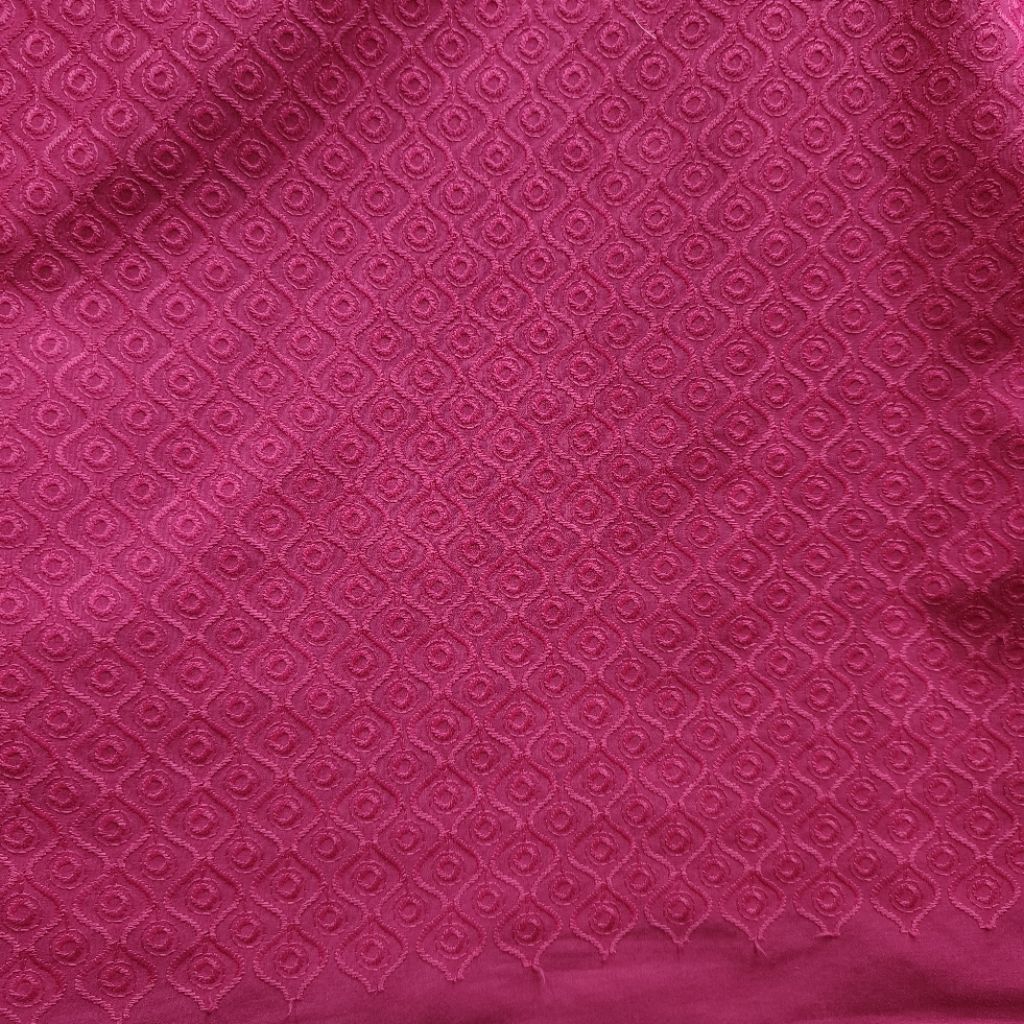 kain katun bordir, bordir meteran