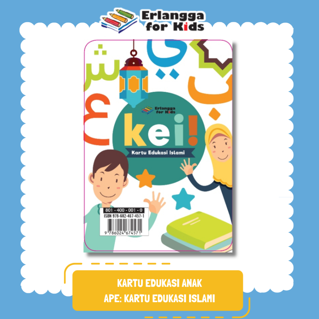 [Erlangga Official] Kartu Edukasi Anak: Kartu Edukasi Islami