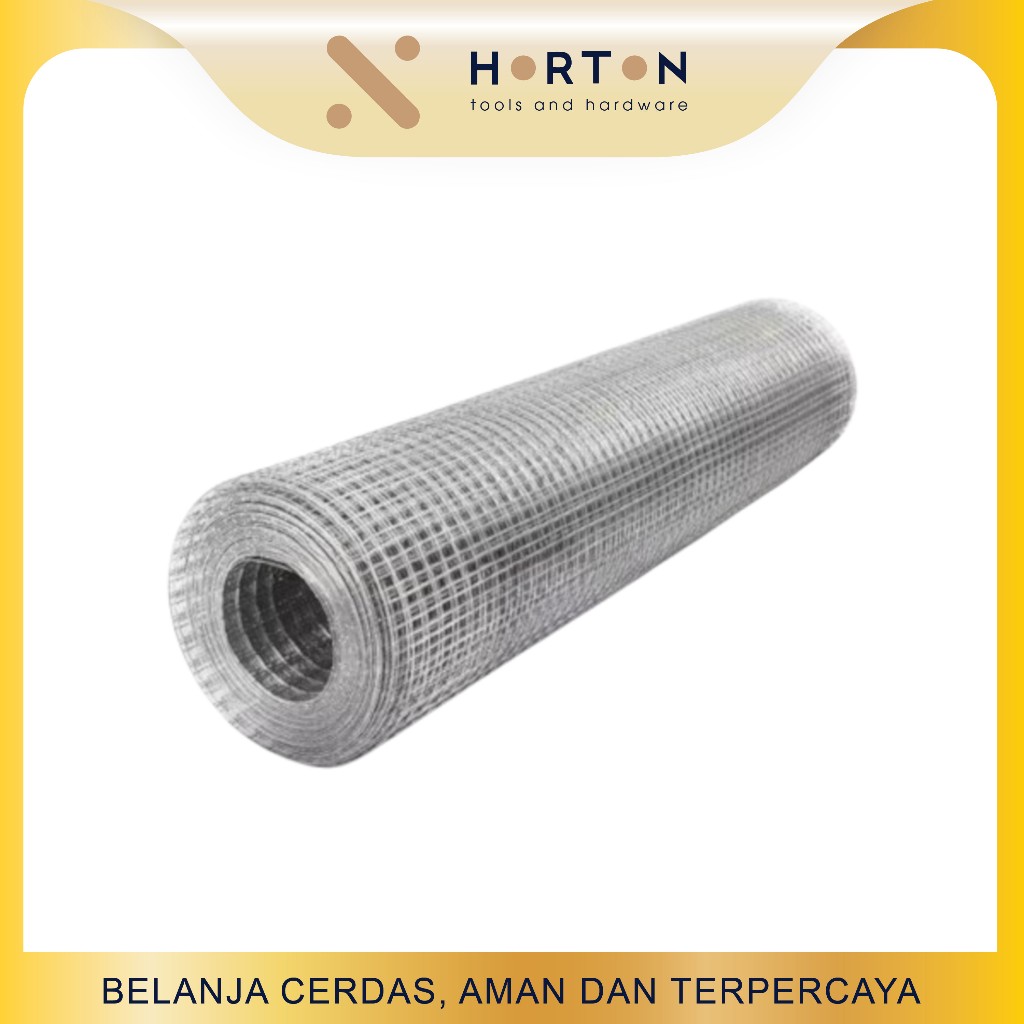 Kawat Patri Galvanis 1/2 Inch & 3/4 Inch / 25 Meter (30Kg/Roll) / Kawat Loket Ram Las Ayakan Pasir A