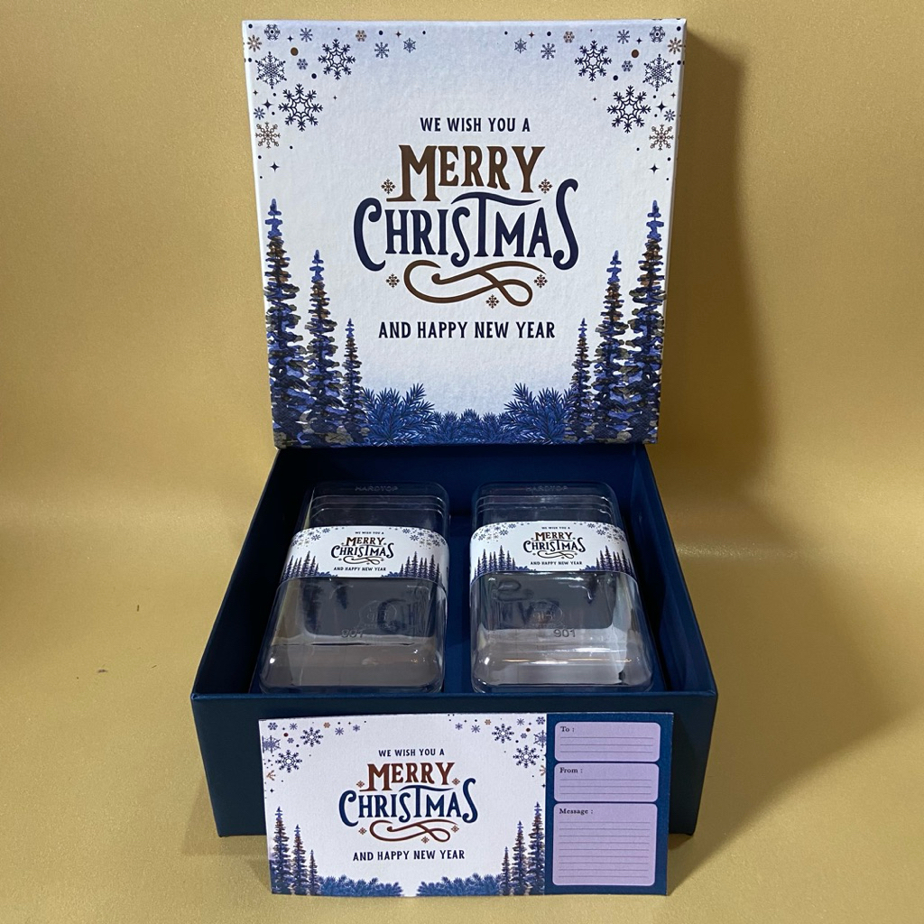 BOX NATAL KUE KERING | HAMPERS CHRISTMAS HARDBOX | PACKAGING KUE NATAL