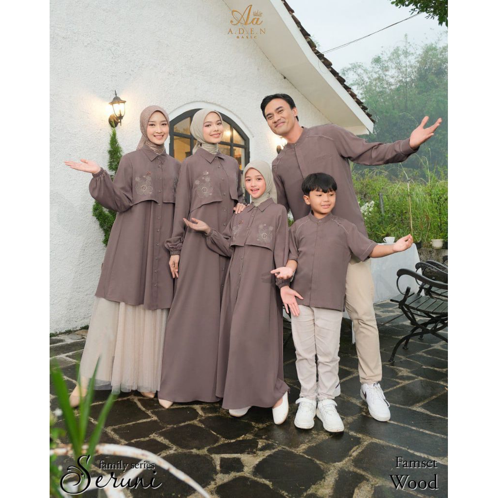 PO Baju Lebaran 2026 Seruni Famset by Aden Basic