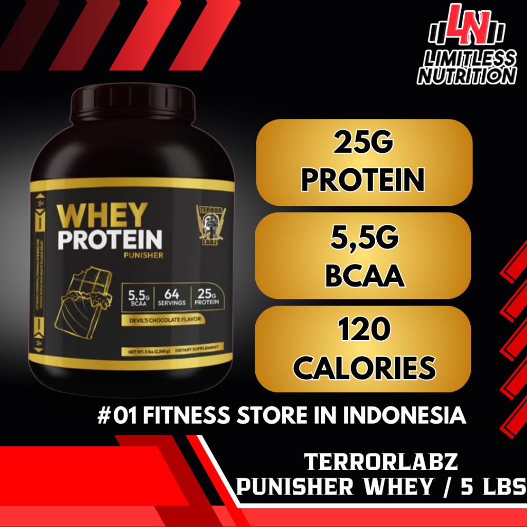 Terrorlabz USA PUNISHER Whey Isolate Blend 5 lbs Import Protein