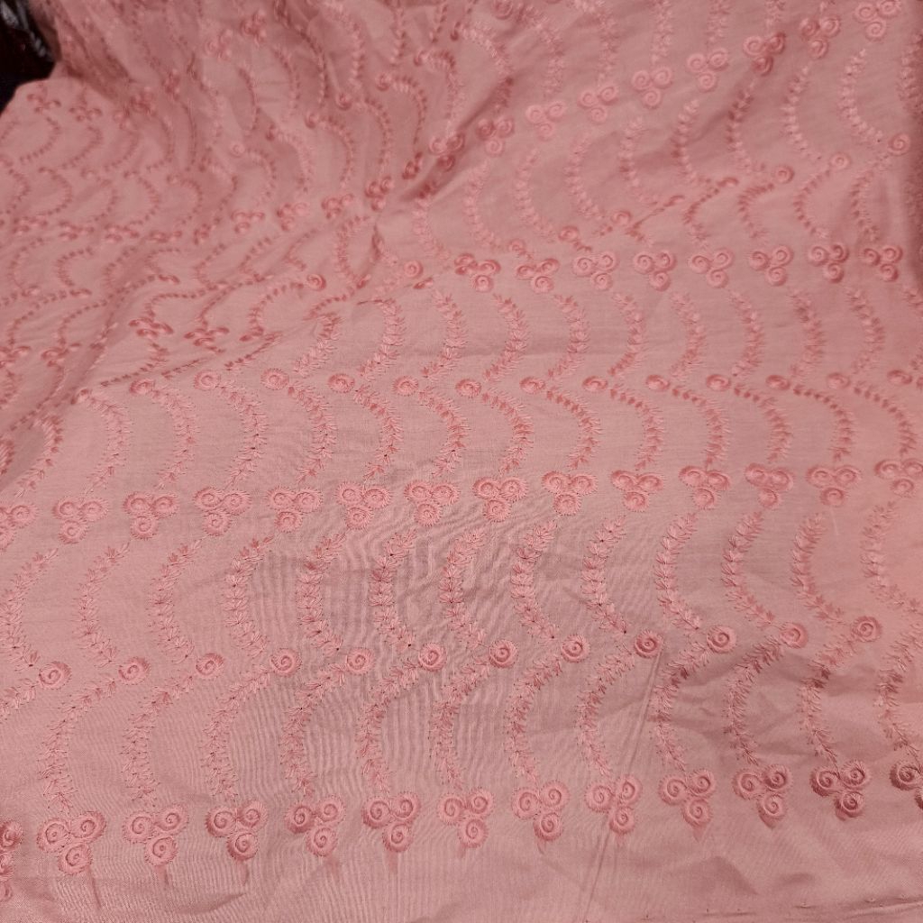 kain katun bordir, katun bordir meteran