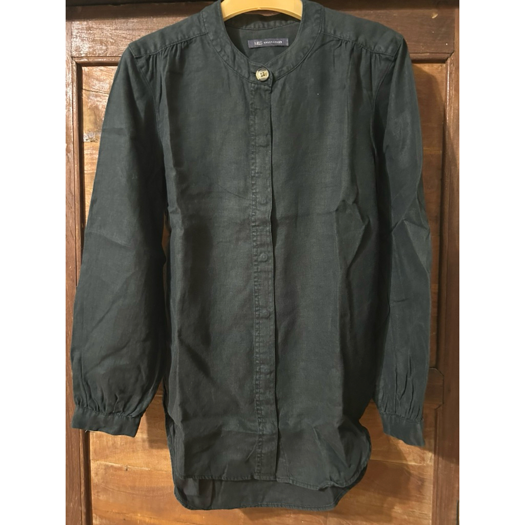 Blouse Preloved linen Eropa