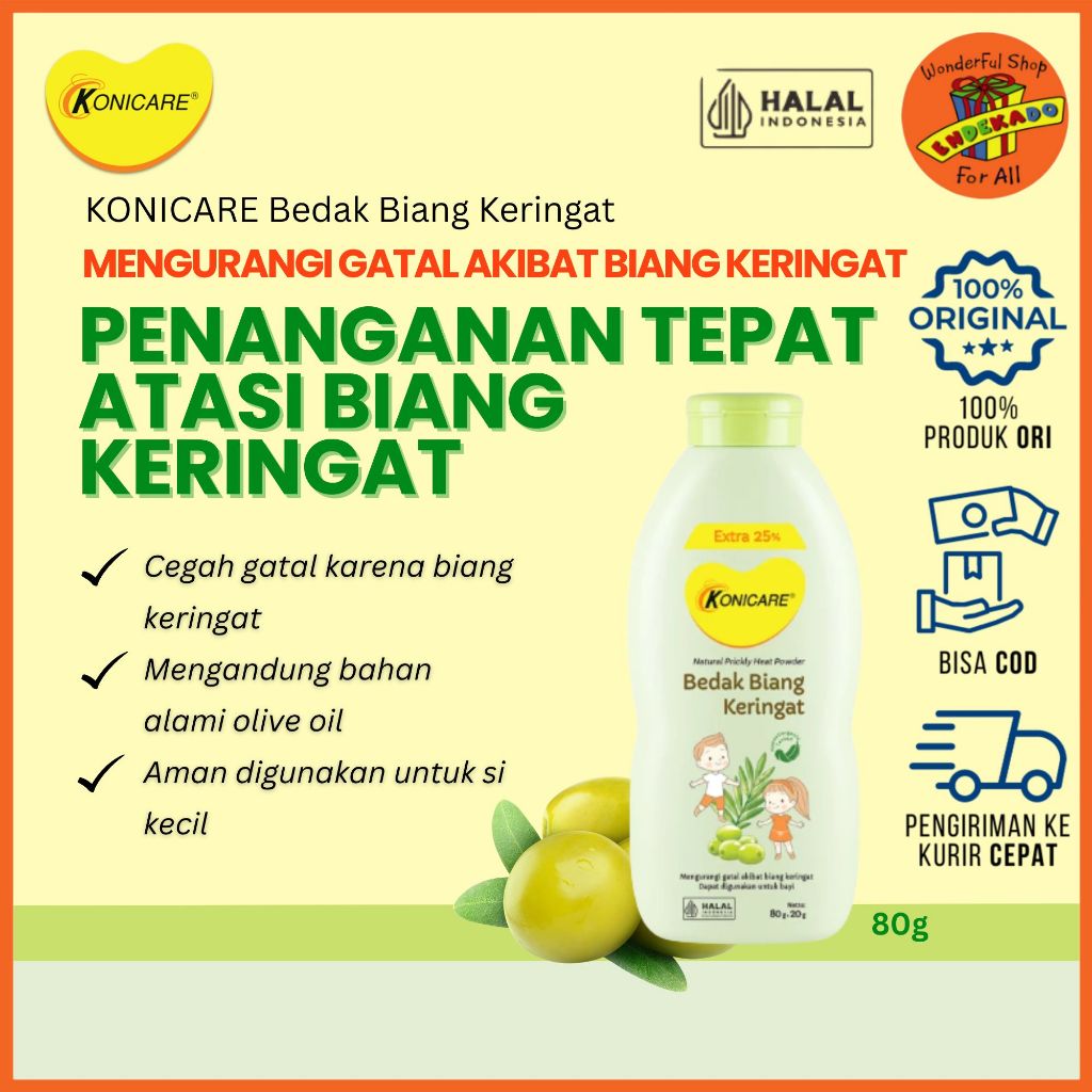 KONICARE BEDAK BIANG KERINGAT - Bedak Bayi