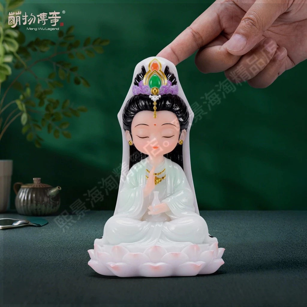 Patung Buddha pajangan mobil Guanyin