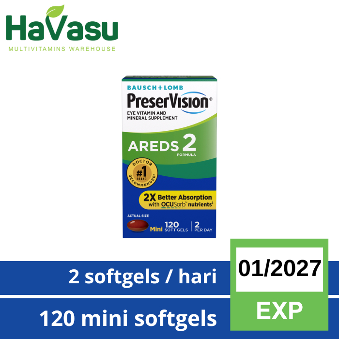 PreserVision AREDS 2 Eye Vitamins, #1 Eye Doctor Recommended Brand
