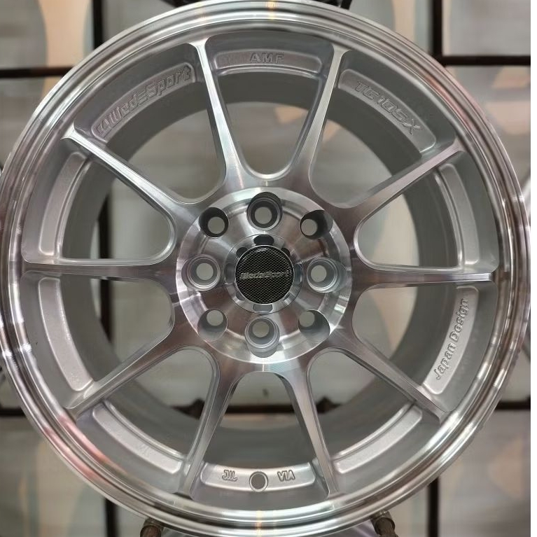 Velg Mobil Ring 15 TC105X Full Polish PCD 4x100 & 4x114,3 untuk Jazz, Yaris, Avanza, Agya, Sirion