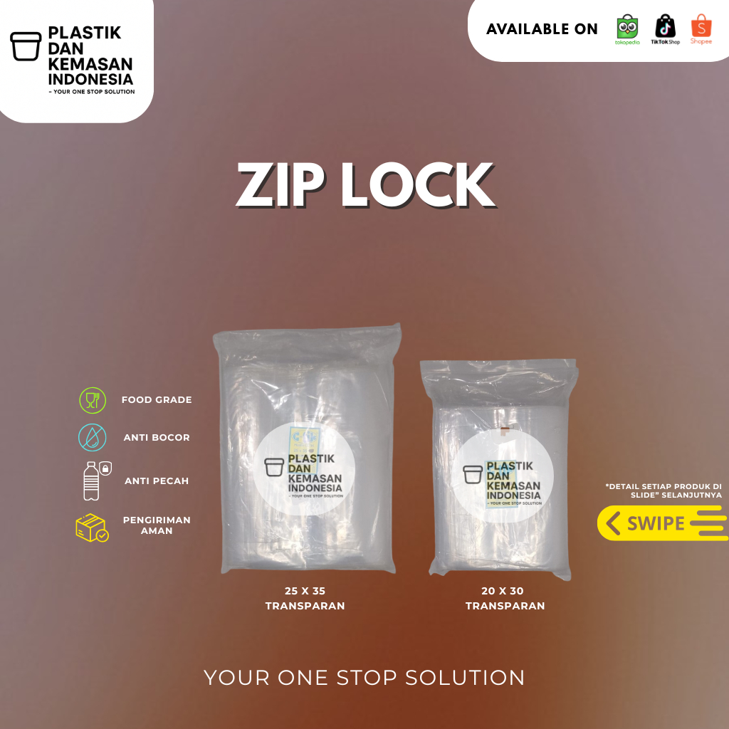 ZipLock Ukuran 20x30 Dan 25x35