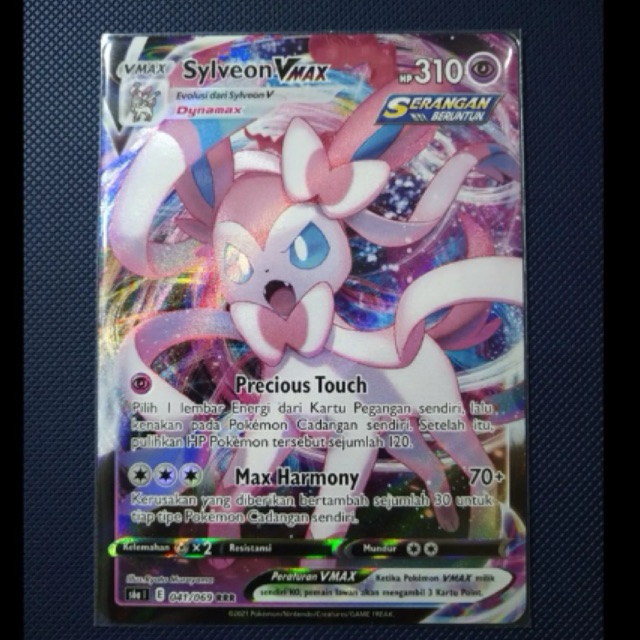 Sylveon Vmax 041/069 TCG Pokemon Indonesia 2021