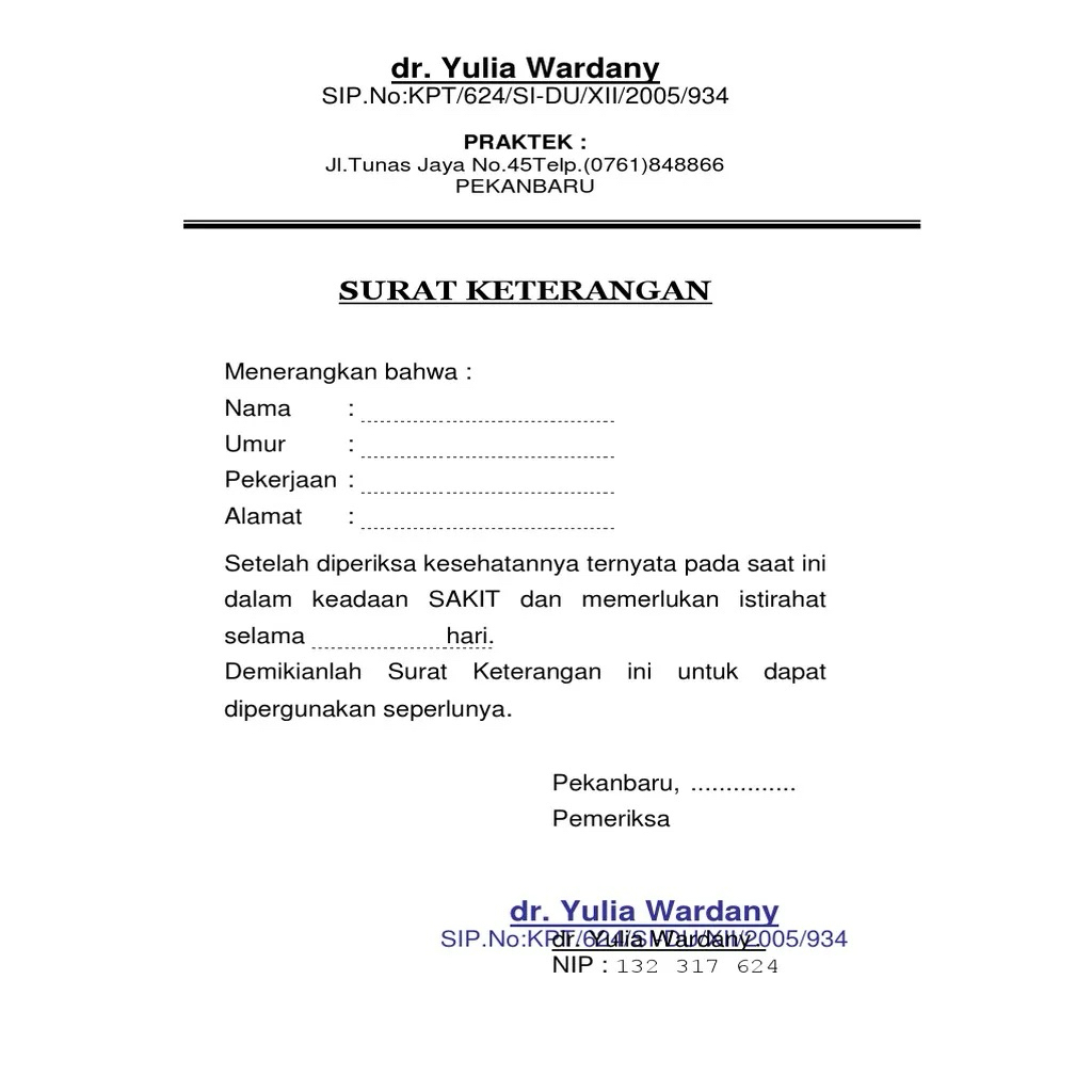 surat keterangan