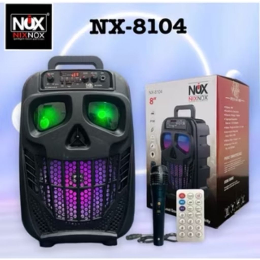 SPEAKER BLUETOOTH NIXNOX SERIES NX-8103 NX-8104 + MIC SPEAKER BLUETOOTH