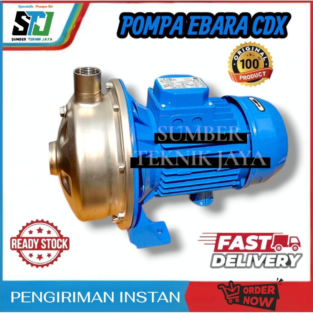 Pompa Ebara CDX 90/10 1 HP Pompa Booster Ebara Stainlees CDX