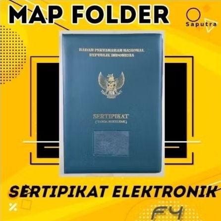 Sampul Hard Cover Map Folder Buku Jilid Penyimpan E Sertipikat Sertifikat Elektronik Surat Berharga 