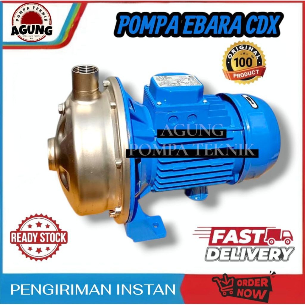 Pompa Ebara CDX 200/20 2HP Pompa Booster Ebara Stainlees CDX