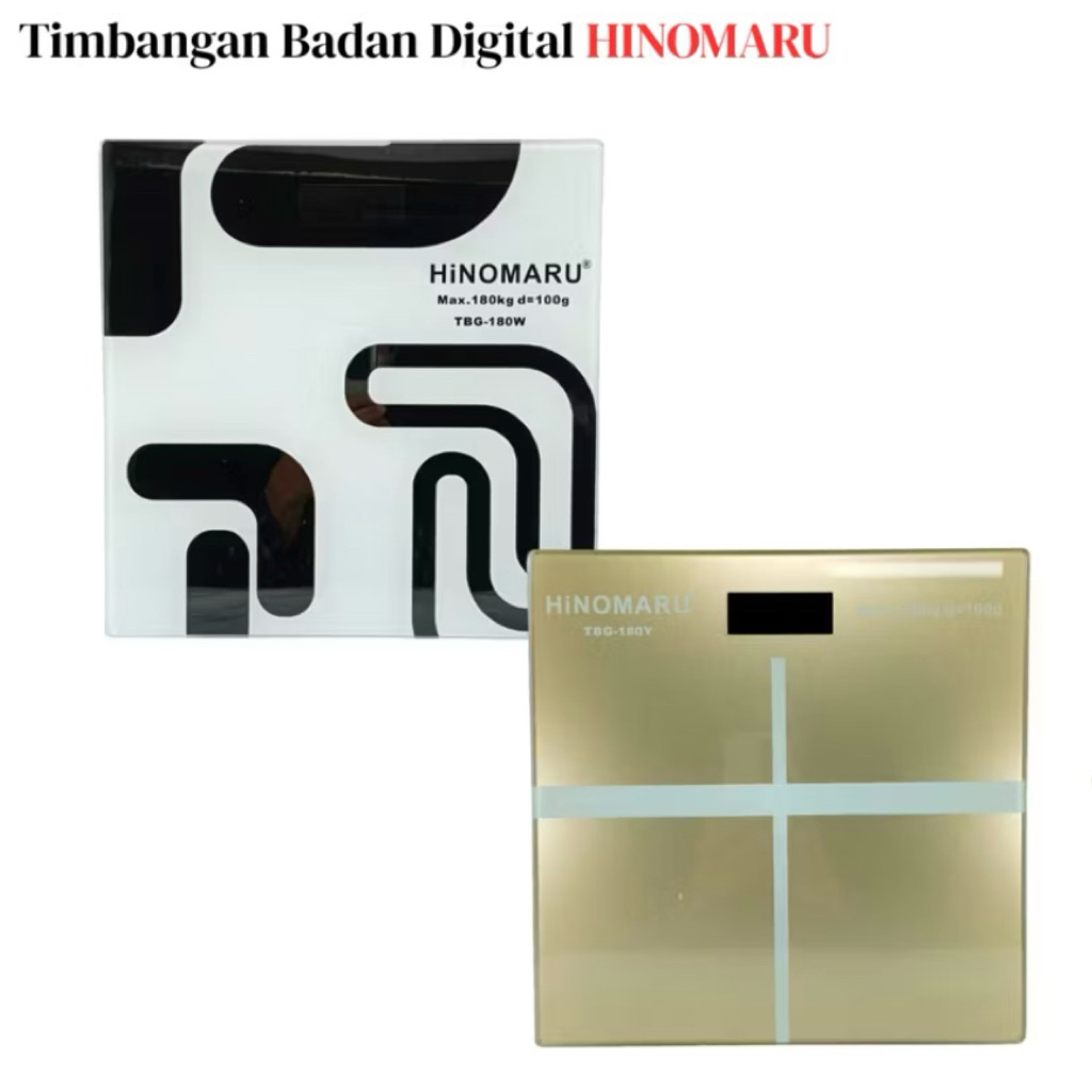 Timbangan Digital LED Hinomaru TBG-180 / Timbangan Badan Digital Hinomaru TBG180
