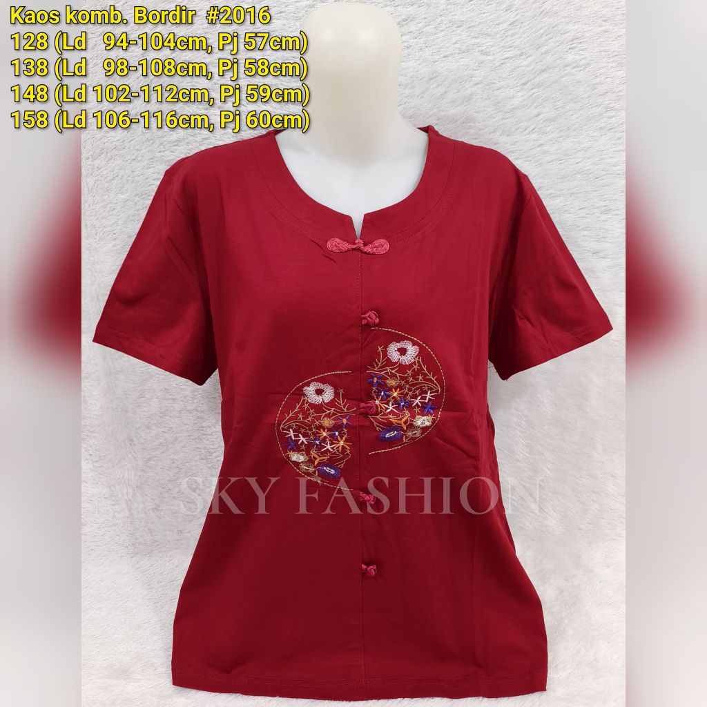BAJU ATASAN IMLEK WANITA/BAJU CHEONGSAM WANITA #8118