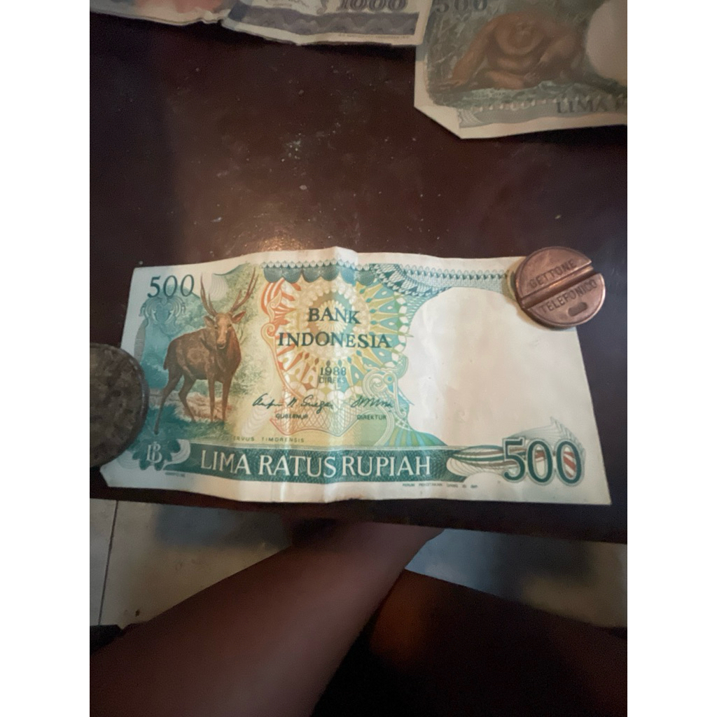 uang 500 rupiah 1988