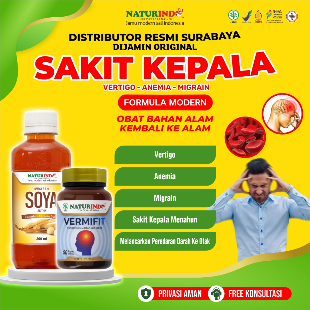 Obat Herbal Anemia Obat Anemia Herbal 100% Alami SOYA VERMIFIT Naturindo Fit