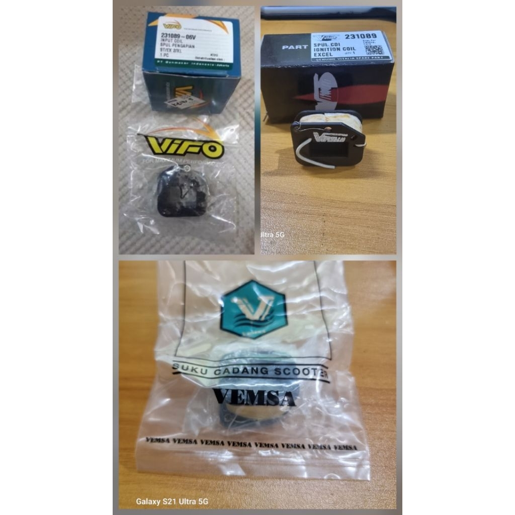 spul cdi vespa excel merk vifo vemsa VITALIA