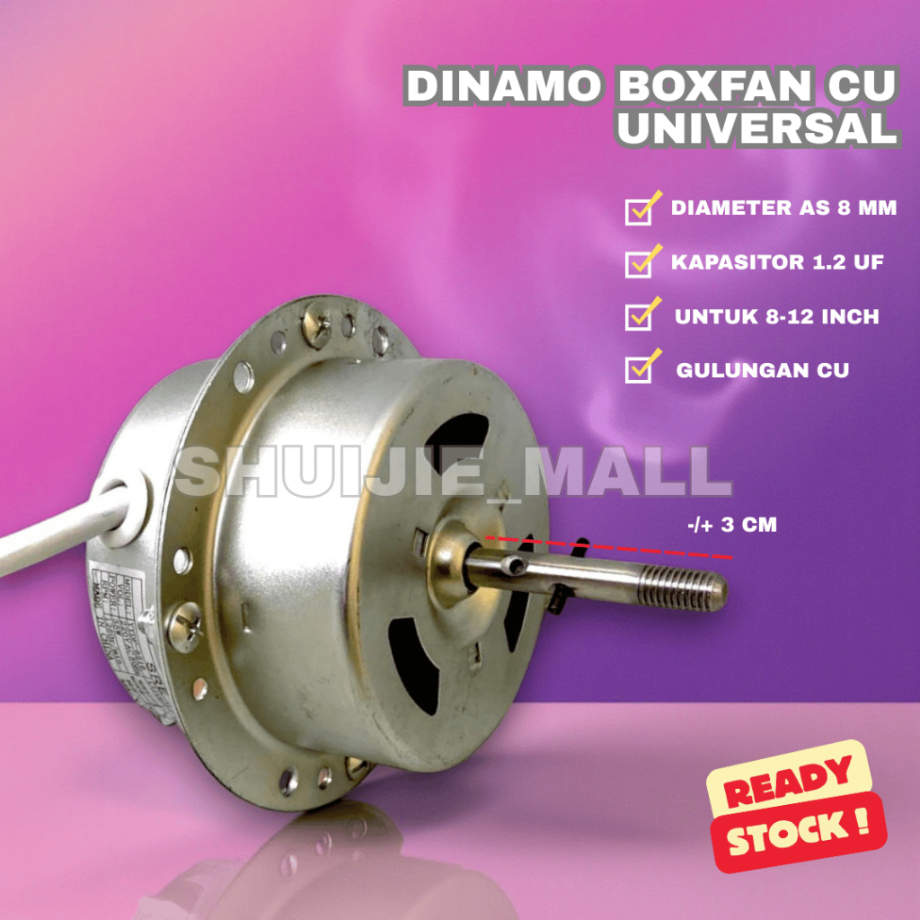 Dinamo Mesin Motor Kipas Angin Boxfan / Kipas Duduk Kotak untuk merk Maspion FULL TEMBAGA