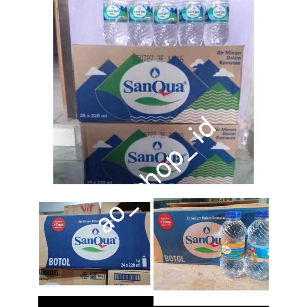 SanQua Mini Bottled Water 24x220ml Dus