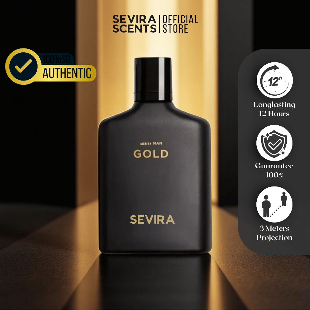 SEVIRA Parfum Pria Zara Gold EDP [ 100% Original Singapore ] By Sevira Official Store