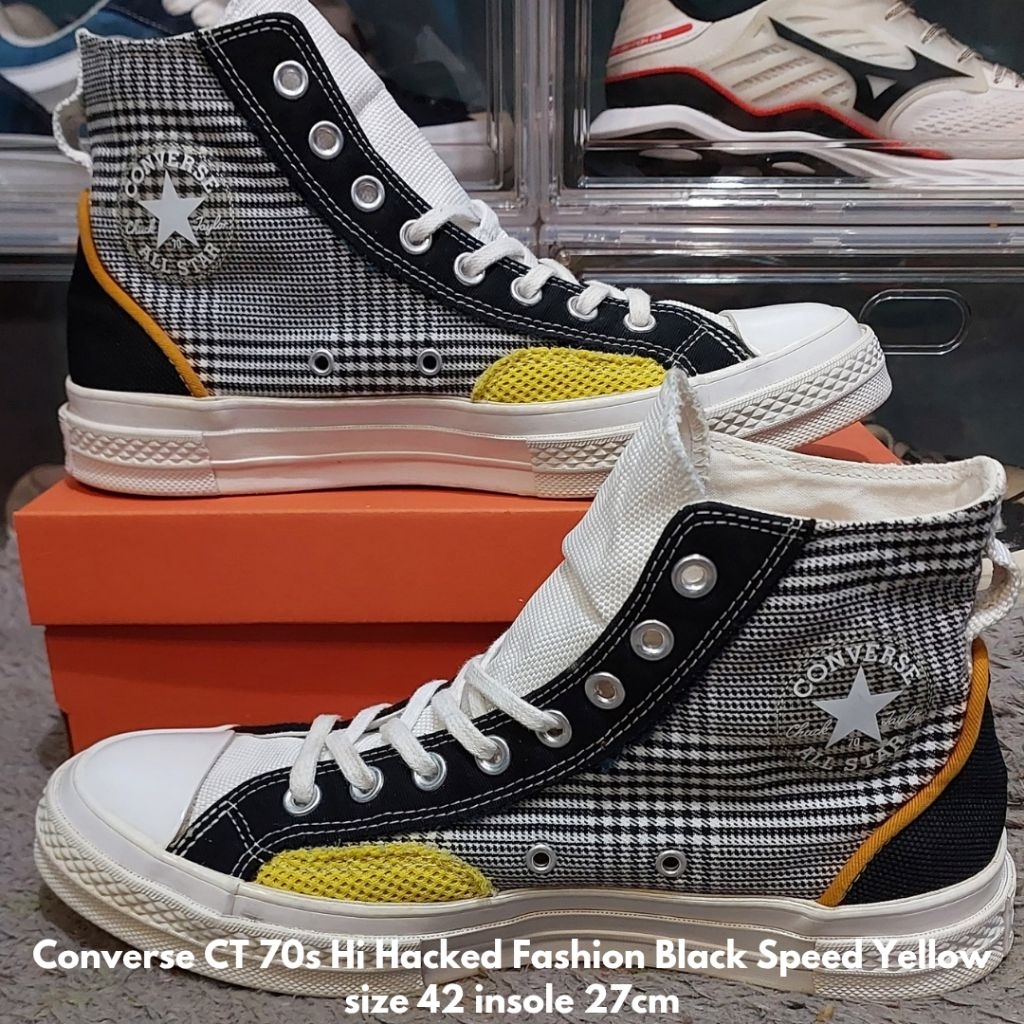 CV CT 70s Hi Hacked Fashion Black Speed Yelow