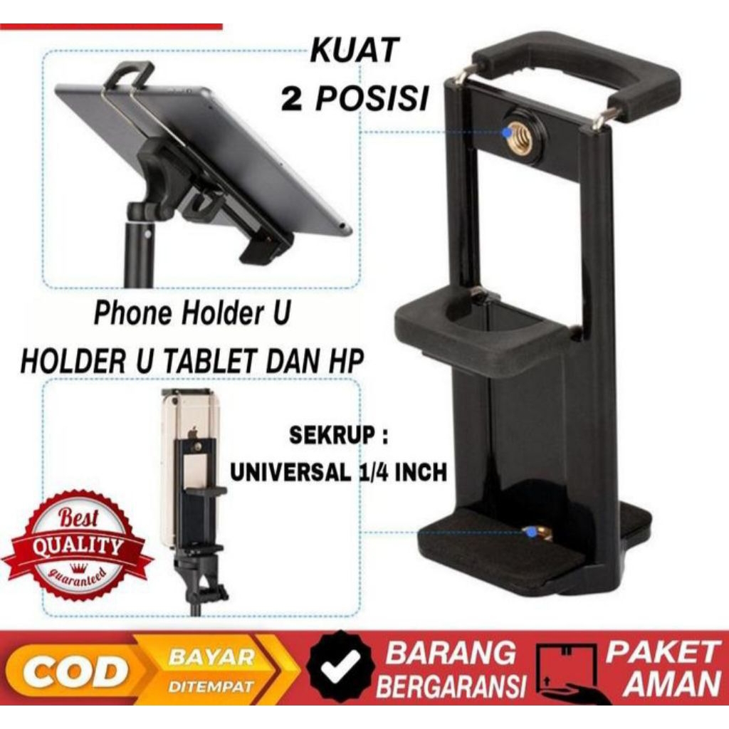 holder U tripod tablet & handphone