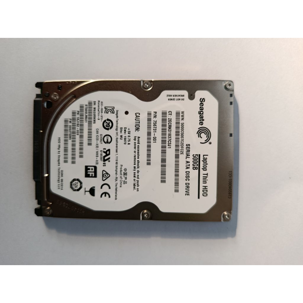 hardisk laptop Seagate 500GB