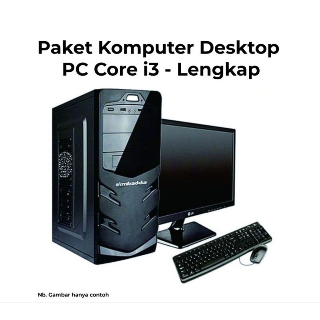Paket komputer Fullset siap pakai Intel Core i3 | Core i5 | Core i7 | Socket 1155 Normal